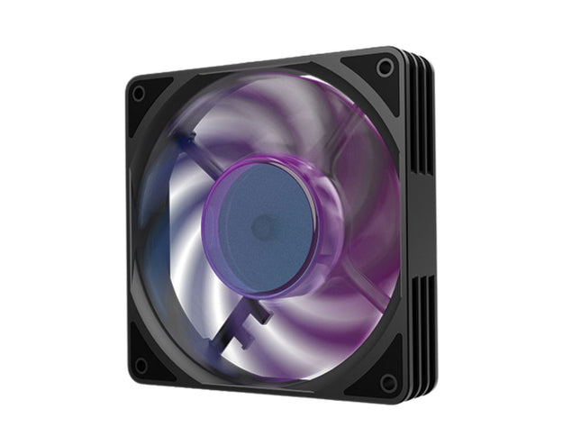 Bykski 9 Blade High Volume 120mm PWM - 5V Addressable RGB(RBW) LED Fan - 2000 RPM / 70.33 CFM / 37.7 dBA (CF-RBW2000EX-X)