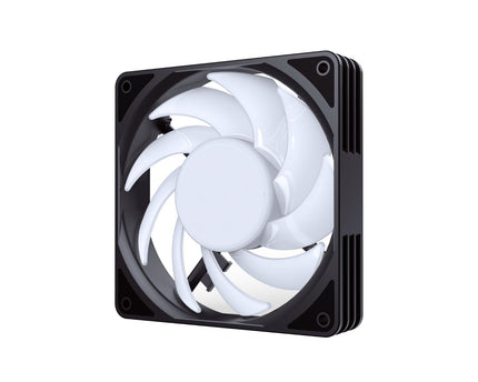 Bykski 9 Blade High Volume 120mm PWM - 5V Addressable RGB(RBW) LED Fan - 2000 RPM / 70.33 CFM / 37.7 dBA (CF-RBW2000EX-X)