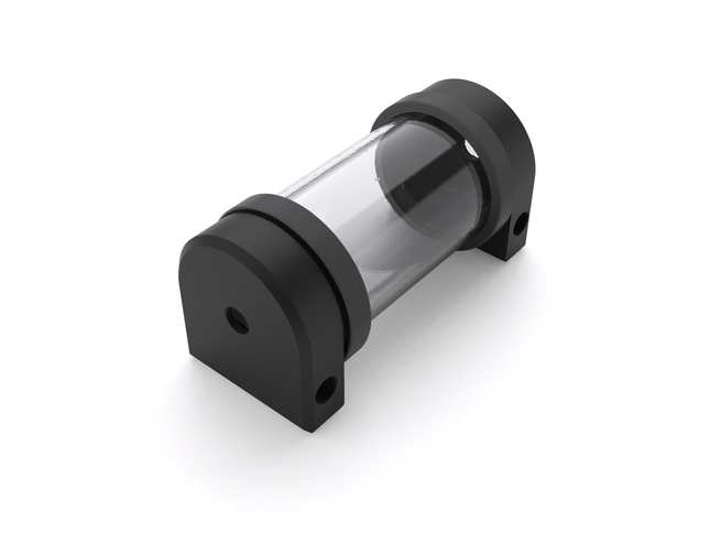 PrimoChill CTR Hard Mount Phase II Reservoir - Black POM - 120mm