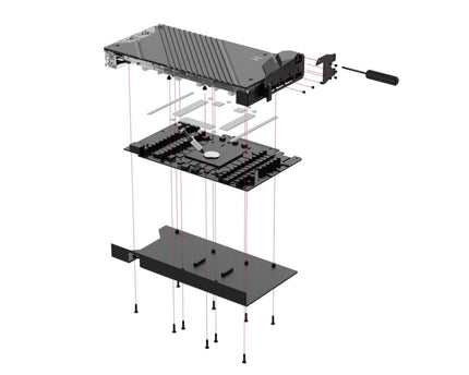 Granzon Full Armor GPU Water Block and Backplate For ASUS TUF Gaming GeForce RTX 5090 32GB GDDR7 (GBN-AS5090TUF)