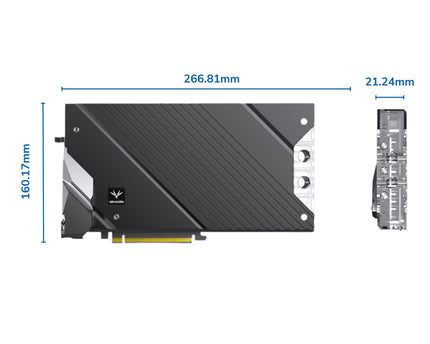 Granzon Full Armor GPU Water Block and Backplate For ASUS TUF Gaming GeForce RTX 5090 32GB GDDR7 (GBN-AS5090TUF)
