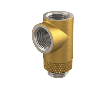 PrimoChill G 1/4in. Inline Rotary 3-Way SX Female T Adapter