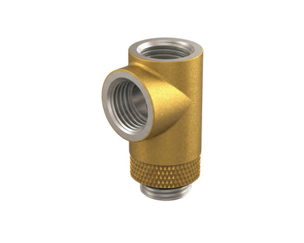 PrimoChill G 1/4in. Inline Rotary 3-Way SX Female T Adapter