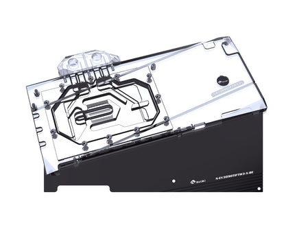 Bykski Full Coverage GPU Water Block and Backplate for EVGA RTX 3090Ti FTW3 Ultra Gaming (N-EV3090TIFTW3-X)