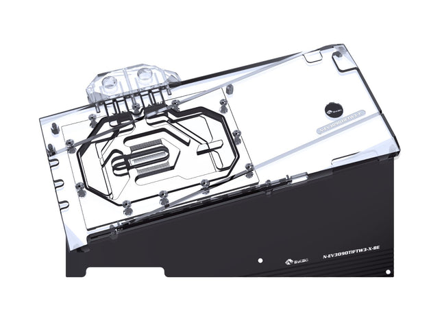 Bykski Full Coverage GPU Water Block and Backplate for EVGA RTX 3090Ti FTW3 Ultra Gaming (N-EV3090TIFTW3-X)