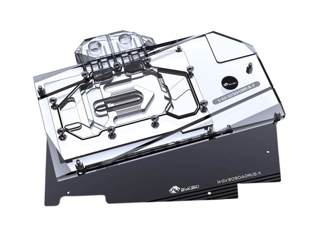 Bykski Full Coverage GPU Water Block and Backplate for Gigabyte AORUS RTX 3080/3090 Master (N-GV3090AORUS-X)