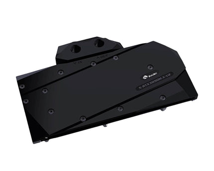 Bykski Full Coverage GPU Water Block and Backplate For NVIDIA GeForce RTX 3080/3090 Reference Design - Black POM (N-RTX3090H-X-V2)