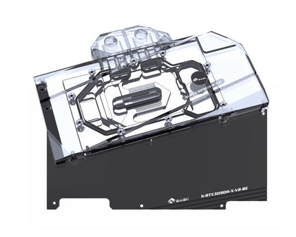 Bykski Full Coverage GPU Water Block and Backplate For NVIDIA GeForce RTX 3080/3090 Reference Design (N-RTX3090H-X-V2)