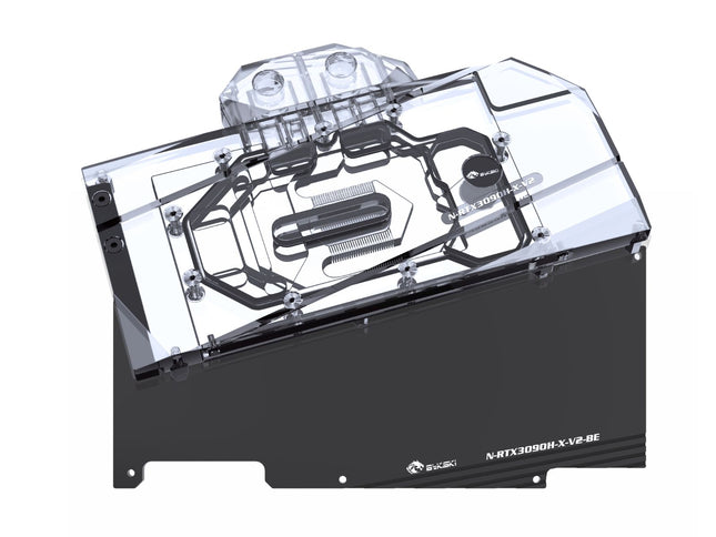 Bykski Full Coverage GPU Water Block and Backplate For NVIDIA GeForce RTX 3080/3090 Reference Design (N-RTX3090H-X-V2)