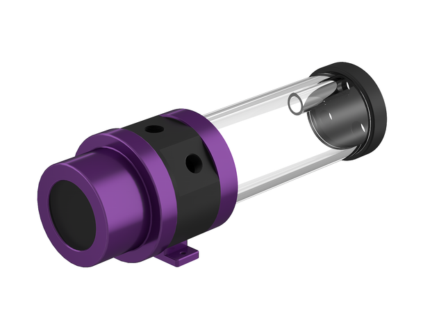 PrimoChill SXT D5 Pump Reservoir Combo Builder   – Black POM – 9 Tube Heights, 20+ Custom Colors