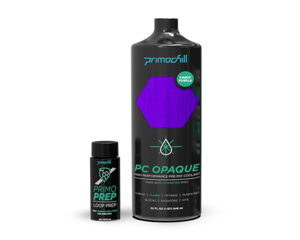 PrimoChill Opaque - Computer WaterCooling Show Coolant, Solid/Non-Transparent, Full Protection, Advanced User, PrimoPrep Included, Proudly Made in The USA (32oz/.9L) - Candy Purple SX