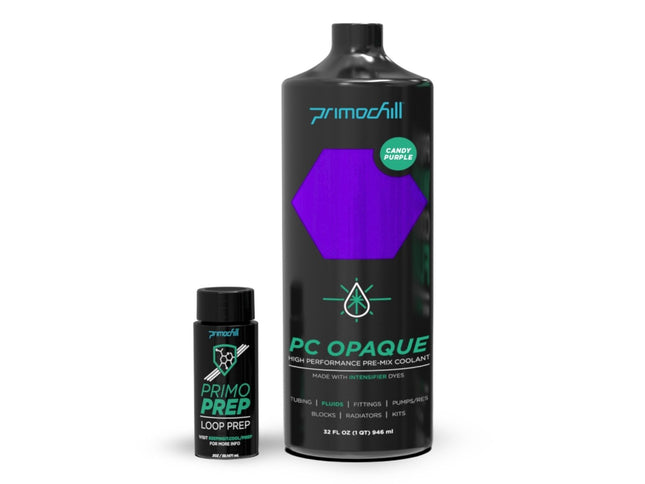 PrimoChill Opaque - Computer WaterCooling Show Coolant, Solid/Non-Transparent, Full Protection, Advanced User, PrimoPrep Included, Proudly Made in The USA (32oz/.9L) - Candy Purple SX