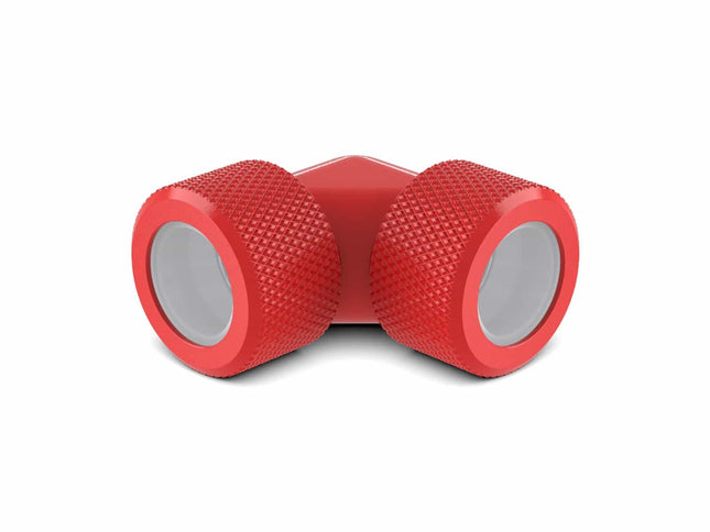 PrimoChill 16mm Rigid SX 90 Degree Fitting Set - PrimoChill - KEEPING IT COOL Razor Red