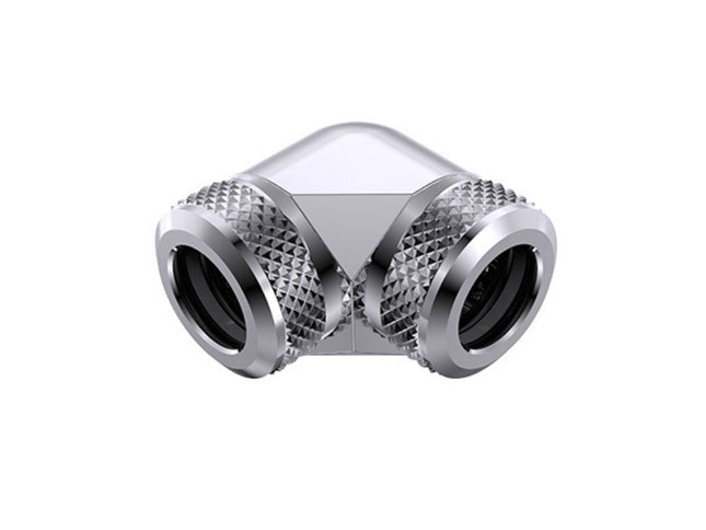 Bykski 12mm OD Rigid Tubing 90 Degree Fitting (CC-DB90L12-X) - Silver