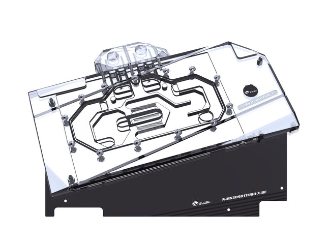 Bykski Full Coverage GPU Water Block and Backplate for MSI RTX 3090Ti GAMING X TRIO 24G (N-MS3090TITRIO-X)