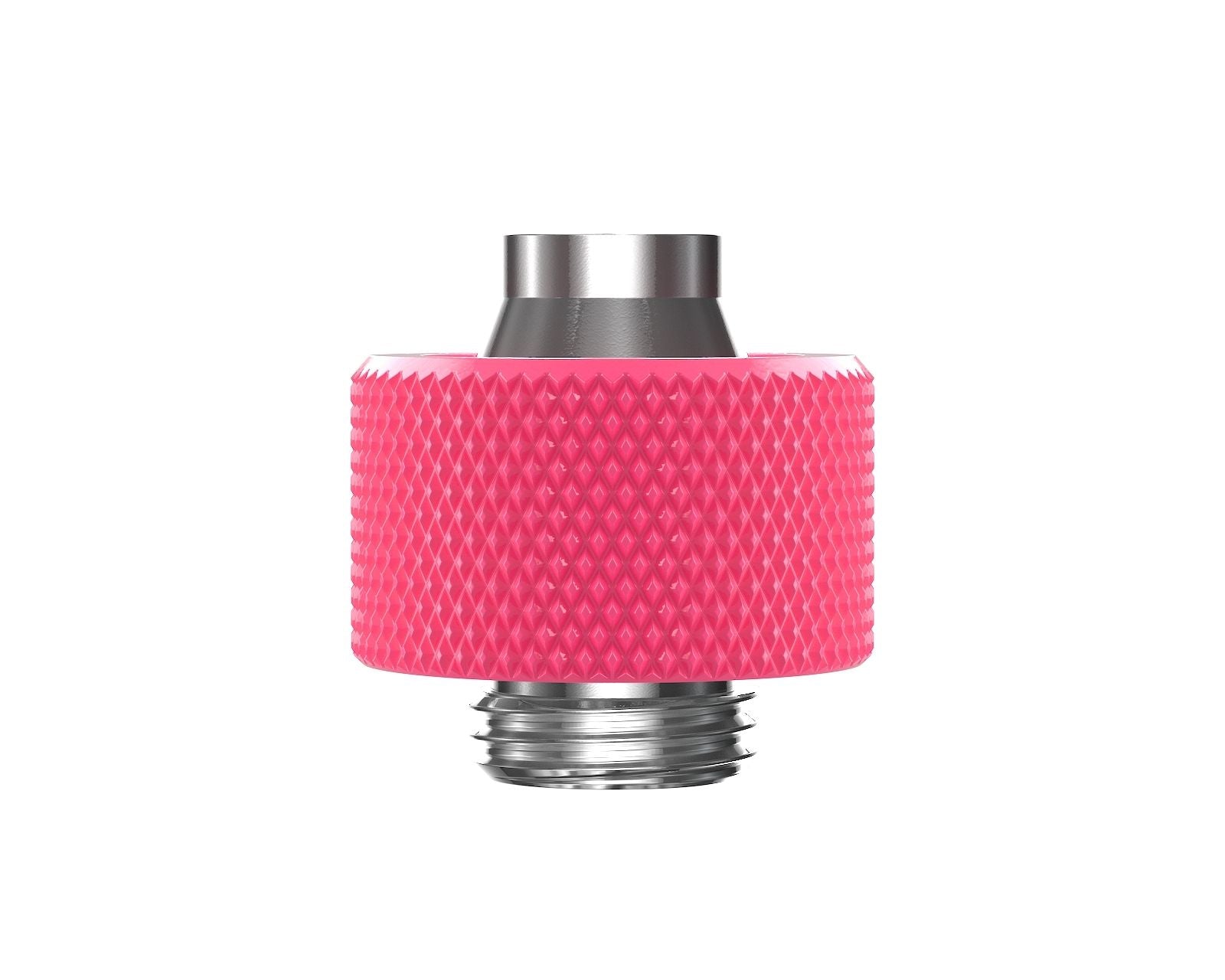 PrimoChill SecureFit SX - Premium Compression Fitting For 7/16in ID x 5/8in OD Flexible Tubing (F-SFSX758) - Available in 20+ Colors, Custom Watercooling Loop Ready - UV Pink