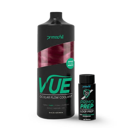 PrimoChill Vue - Computer WaterCooling Coolant, Visual Flow, Solid/Non-Transparent, Full Protection, PrimoPrep Included, Proudly Made in the USA (32oz/.9L) - Black Cherry Violet