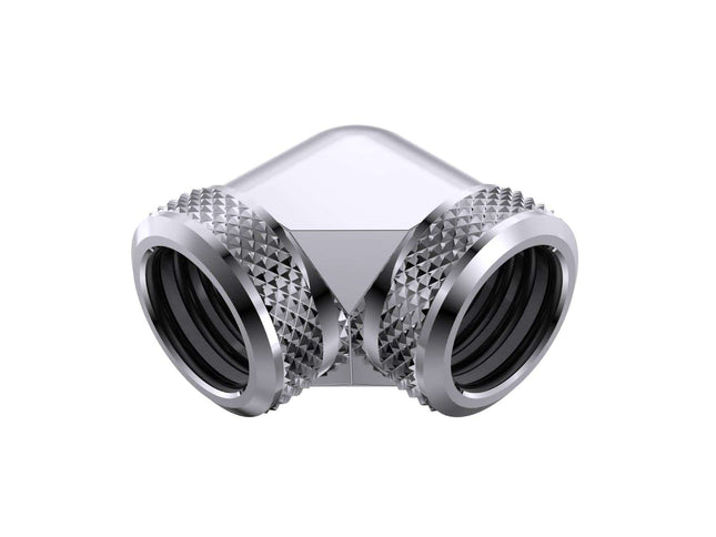 Bykski 16mm OD Rigid Tubing 90 Degree Fitting (CC-DB90L16-X) - Silver