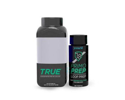 PrimoChill True Opaque - Computer WaterCooling Coolant, Concentrate, Solid/Non-Transparent, Full Protection, PrimoPrep Included, Proudly Made in the USA (Yields a Gallon of Coolant) - Sterling Silver