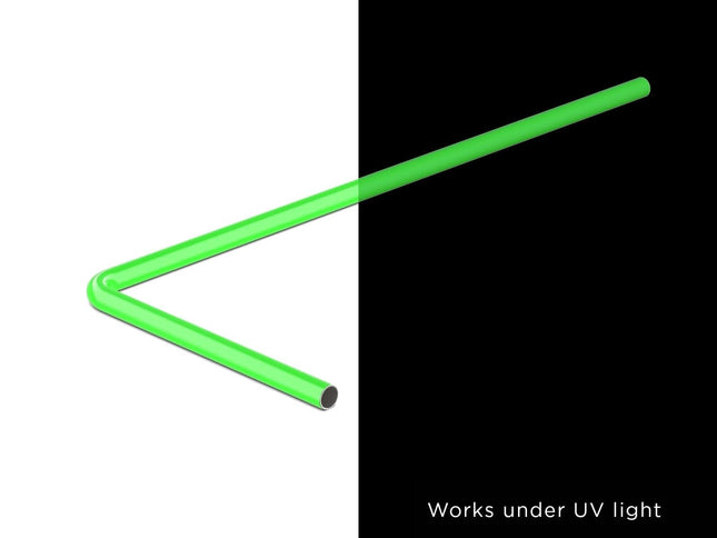 PrimoChill SX Pre-Bent 12mm ID x 14mm OD Rigid Copper Tube - UV Green