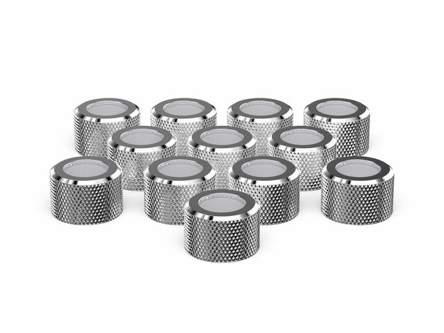 PrimoChill RMSX Replacement Cap Switch Over Kit - 14mm - PrimoChill - KEEPING IT COOL Silver Nickel