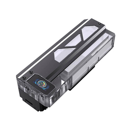 Bykski DDC Pump / 220mm Reservoir Station w/ Temp Digital Display and 5v Addressable RGB (RBW) (CP-DDC-X-TK220-V2)