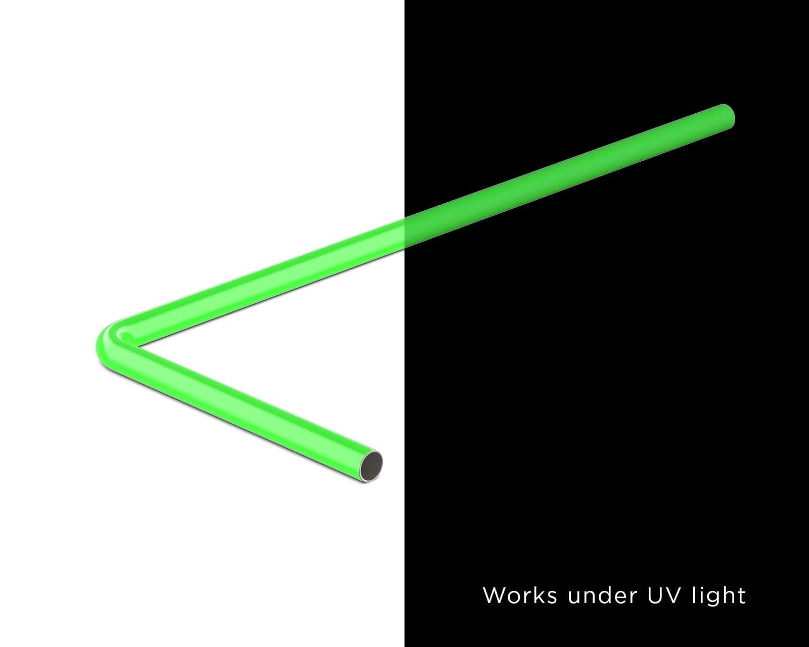 PrimoChill SX Pre-Bent 1/2in. OD Rigid Copper Tube - UV Green