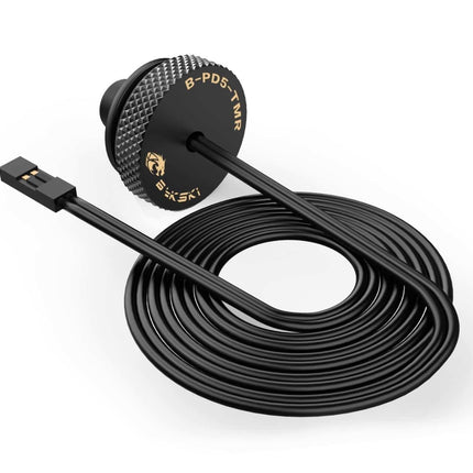Bykski Stop Fitting Temperature Sensor - 2 Pin - Black (B-PD5-TMR)