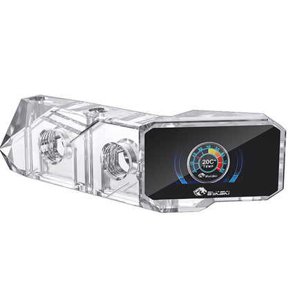 Bykski GPU Block 90 Degree Digital Display Module (B-VGA-SC-FX) - Clear