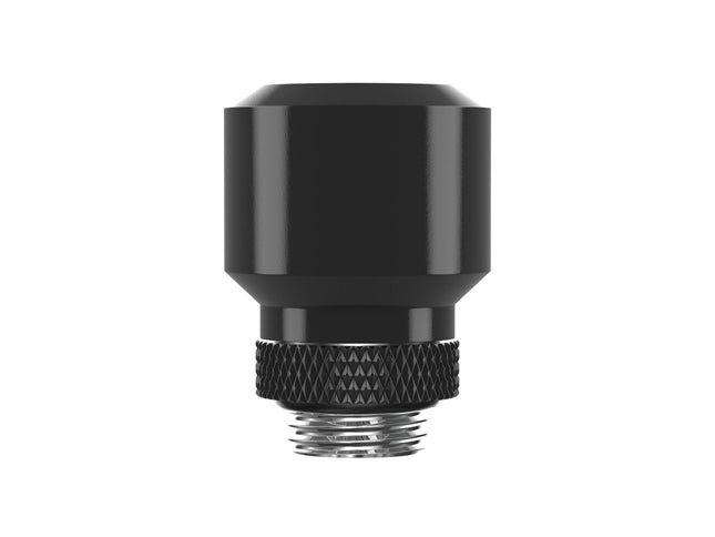 PrimoChill InterConnectSX Flat 90 Degree Rotary Fitting (FAF90) – Enhanced PC Cooling with Sleek Aesthetics - Available in 20+ Colors, Custom Watercooling Loop Ready - Satin Black
