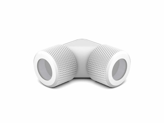 PrimoChill 12mm Rigid SX 90 Degree Fitting Set - Sky White