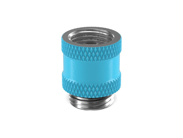 PrimoChill Male to Female G 1/4in. 15mm SX Extension Coupler - Sky Blue