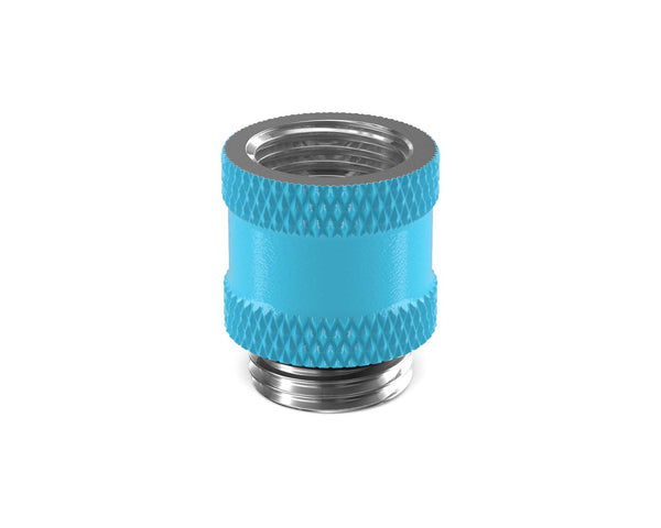 PrimoChill Male to Female G 1/4in. 15mm SX Extension Coupler - Sky Blue
