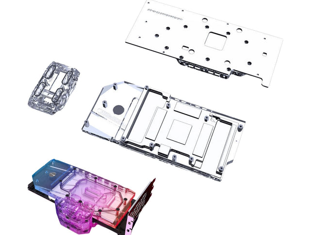 Bykski Full Coverage GPU Water Block w/ Integrated Active Backplate for Gigabyte RTX 3080/3090 (N-GV3090GMOC-TC-V2)