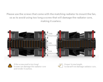 Bykski Extreme-Performance Multi-Block 1,800W Heat Dissipation Radiator, 2x120mm Support (CR-RD240RC-TK100)