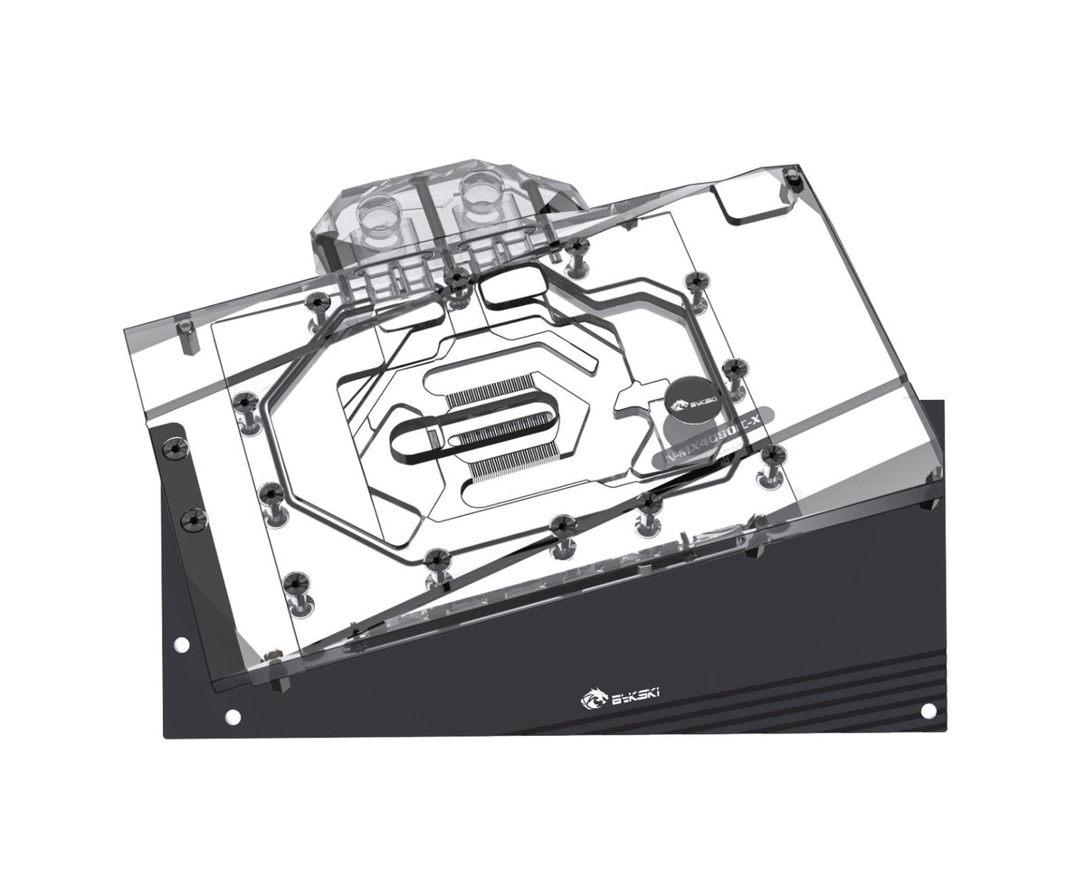 Bykski Full Coverage GPU Water Block and Backplate For Colorful iGame GeForce RTX 4070 Ti Super Ultra W OC 16GB V2  (N-IG4070TISULOC-X)