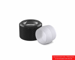 PrimoChill RMSX Replacement Cap Switch Over Kit - 12mm - Satin Black