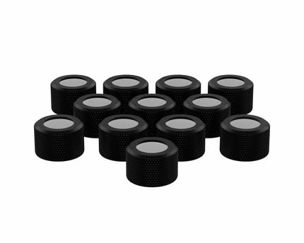 PrimoChill RMSX Replacement Cap Switch Over Kit - 12mm - TX Matte Black