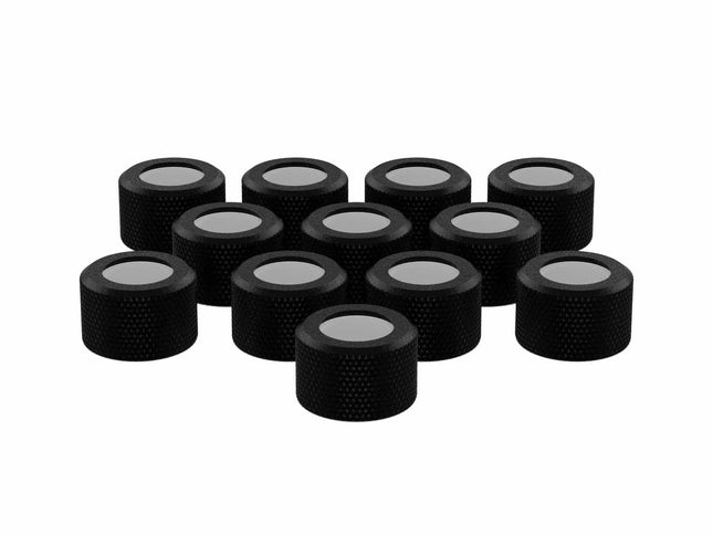 PrimoChill RMSX Replacement Cap Switch Over Kit - 12mm - TX Matte Black