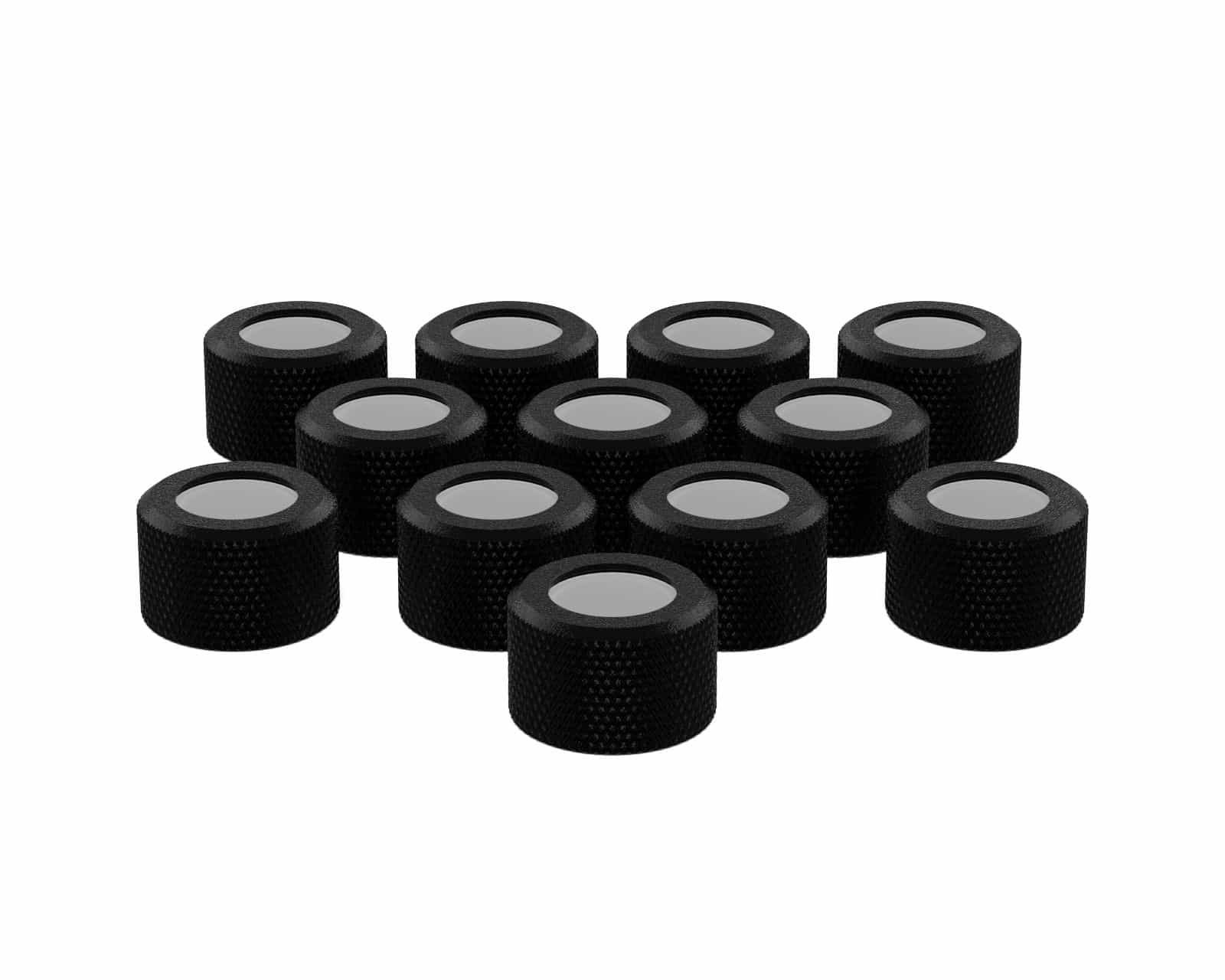 PrimoChill RMSX Replacement Cap Switch Over Kit - 12mm - TX Matte Black