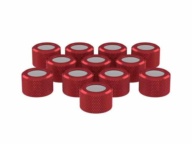 PrimoChill RMSX Replacement Cap Switch Over Kit - 12mm - Candy Red