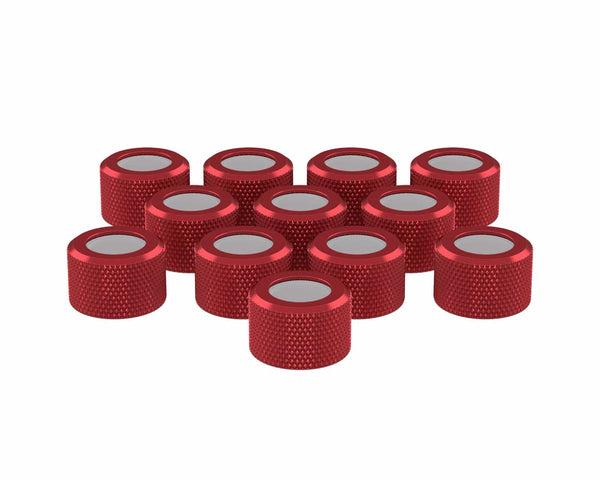 PrimoChill RMSX Replacement Cap Switch Over Kit - 12mm - Candy Red