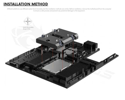 Bykski CPU-7529-SR Durable All Metal CPU Water Block For Intel LGA 7529 - Continuous Usage