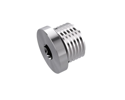 Bykski Server Water Cooling Series - Stainless Steel Port Cap (CC-PD-SR) - Available in Six BSPP Sizes - G 3/4