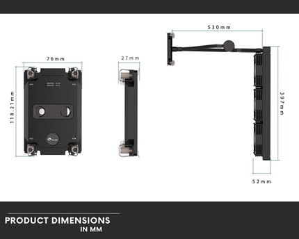 Bykski Durable 3x120mm 4U Server AIO Liquid CPU Cooler For Dual Intel Copper/Ice Lake (LGA 4189) - Continuous Usage