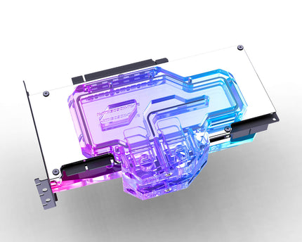 Bykski Full Coverage GPU Water Block w/ Integrated Active Backplate for Inno3D RTX 3090 Ice Dragon (N-ICH3090-TC)