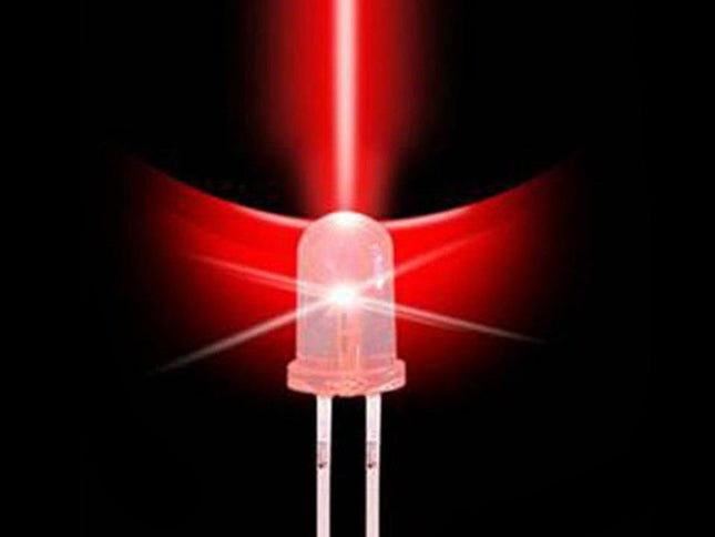 5mm LED Bulb - Red - 50 Pack