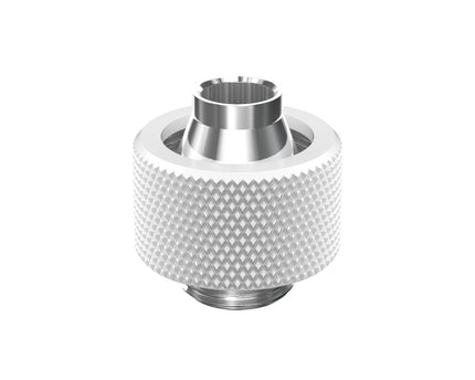 PrimoChill SecureFit SX - Premium Compression Fitting For 7/16in ID x 5/8in OD Flexible Tubing (F-SFSX758) - Available in 20+ Colors, Custom Watercooling Loop Ready - Sky White