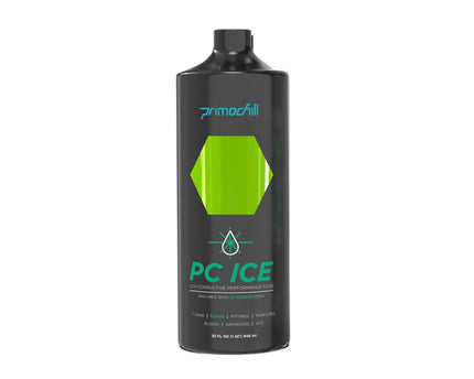 PrimoChill Ice - Computer WaterCooling Coolant, Low-Conductive, Transparent, Full Protection, Proudly Made in the USA (32oz/.9L) - UV Brite Green