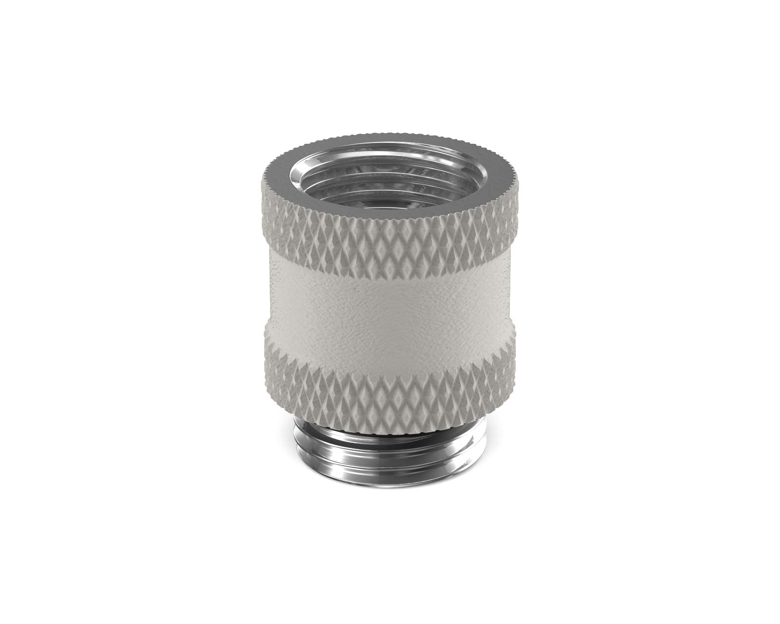 PrimoChill Male to Female G 1/4in. 15mm SX Extension Coupler - TX Matte Silver